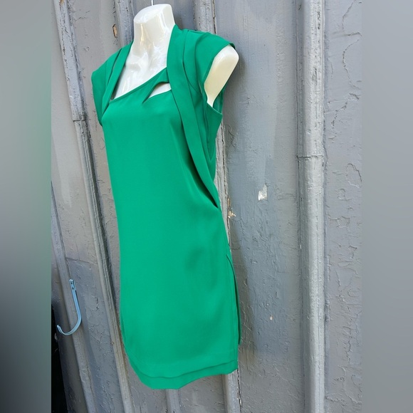 The Kooples Modernist Green Dress, size xxs - Picture 4 of 10